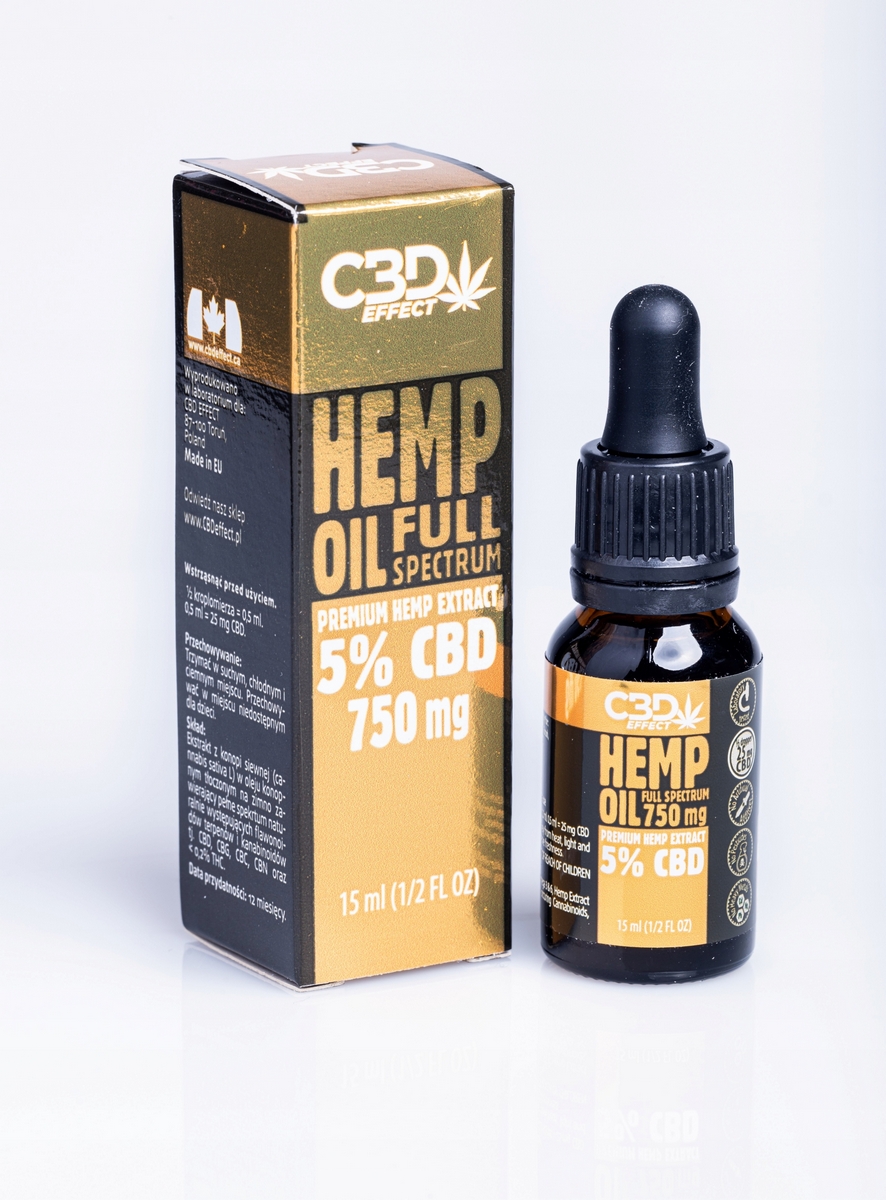 CBD - Olej 5% CBD Full Spectrum 15 ml Certified