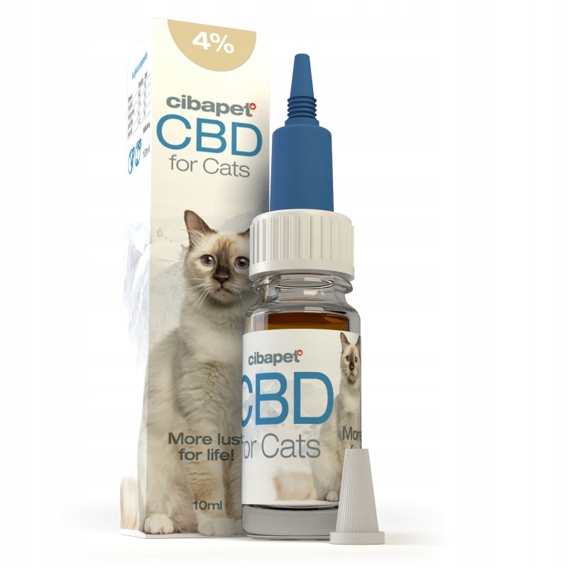 CBD - CBD olej 4% pre mačky 10 ml Cibapet Cibdol