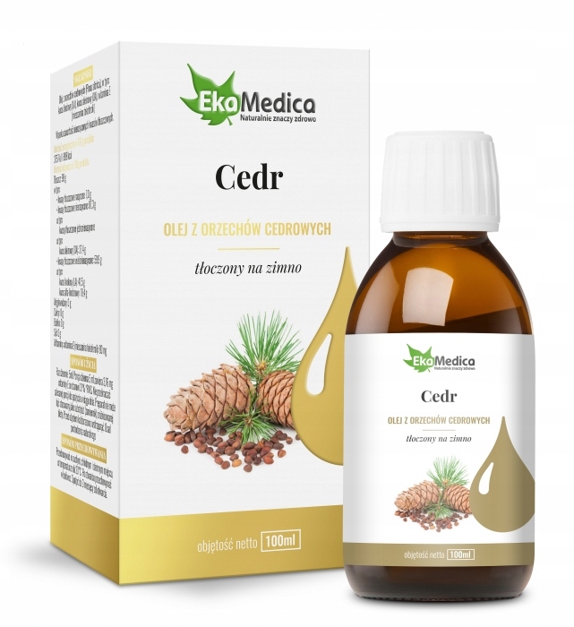 Cedarový olej 100ml sibírsky 100% prírodný