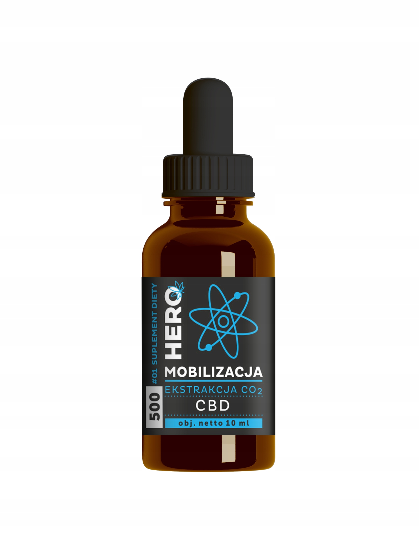 CBD - OLEJEK HERO Mobilizácia CBD 10 ml 500 Všeobecné