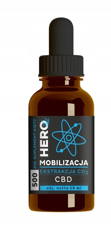 CBD - Olej Hero Mobilizácia CBD 10 ml Cannabis Šport