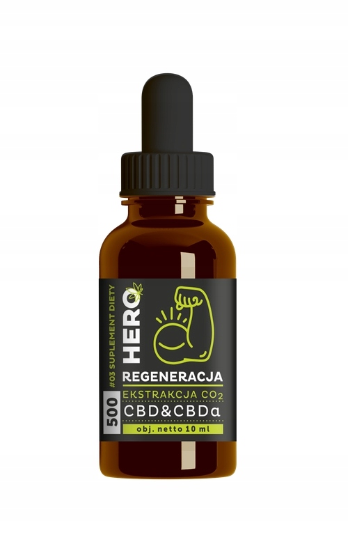 CBD - Olej Hero Regenerácia CBD 10 ml Cannabis Šport