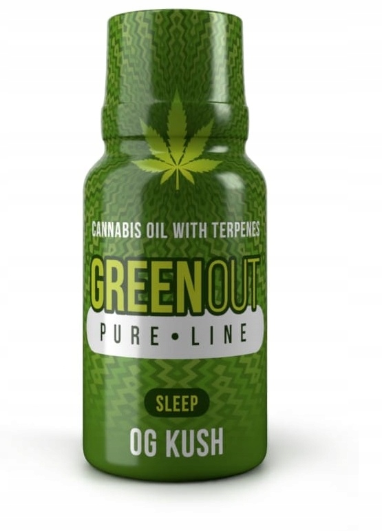CBD - Konopný olej Greenout Čistý OG v.g. Kush CBD THC