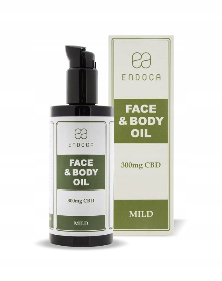 CBD - Tvár a telový olej 300 mg CBD 200ml Endoca