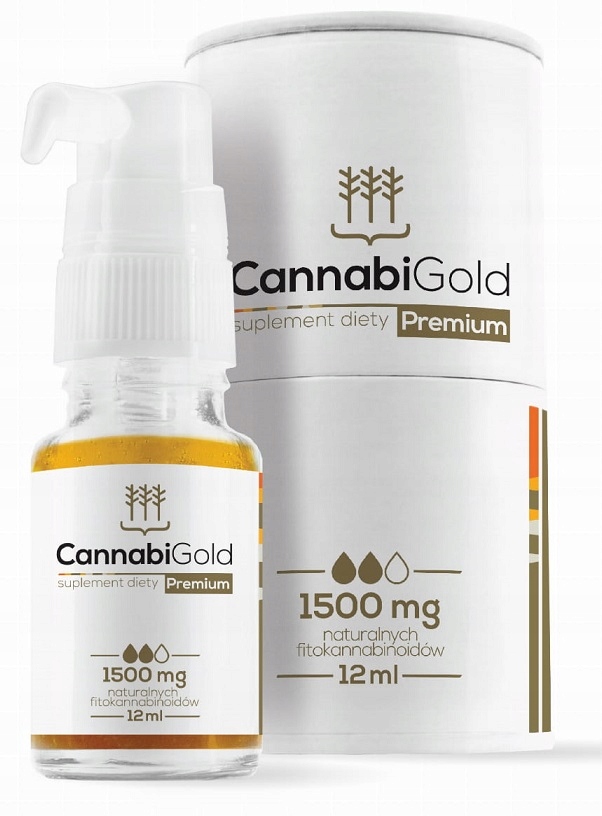 CBD - CBD konopný olej 15% CannabiGold Premium 1500mg