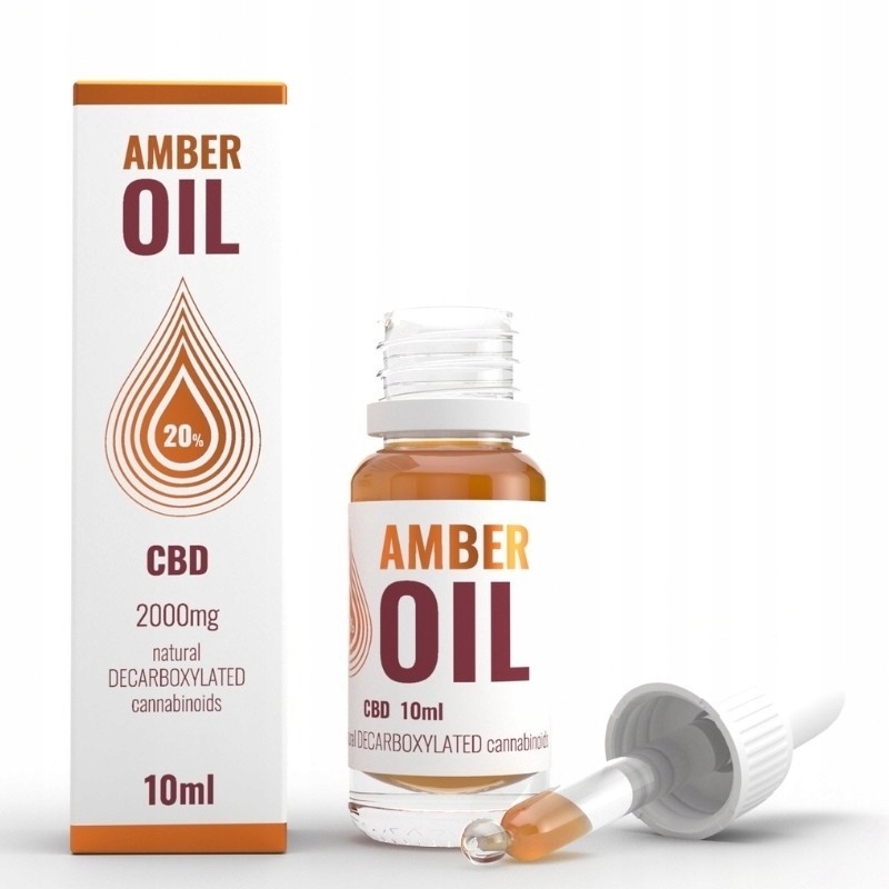 CBD - CBD lov olej 20% 10ml 2000mg - Amber Oil