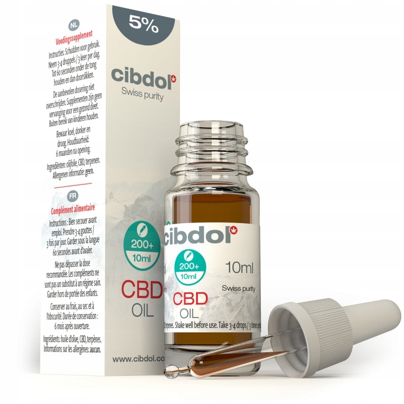 CBD - Konopný olej CBD 5% Cibdol 10ML Original