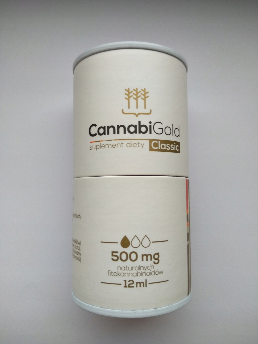 CBD - CBD 5% konopného oleja, Cannabigold 12 ml oleja