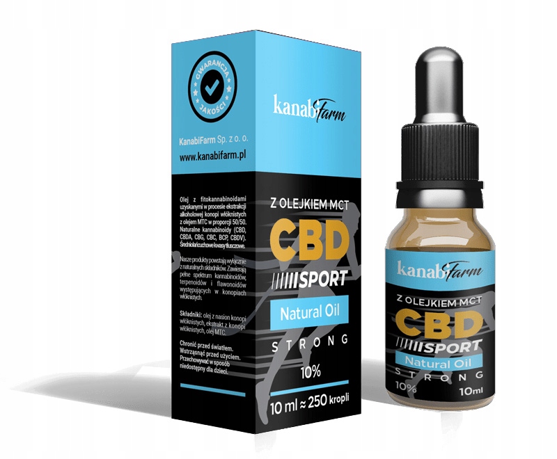 CBD - CBD lov olej + 10% MCT oleja