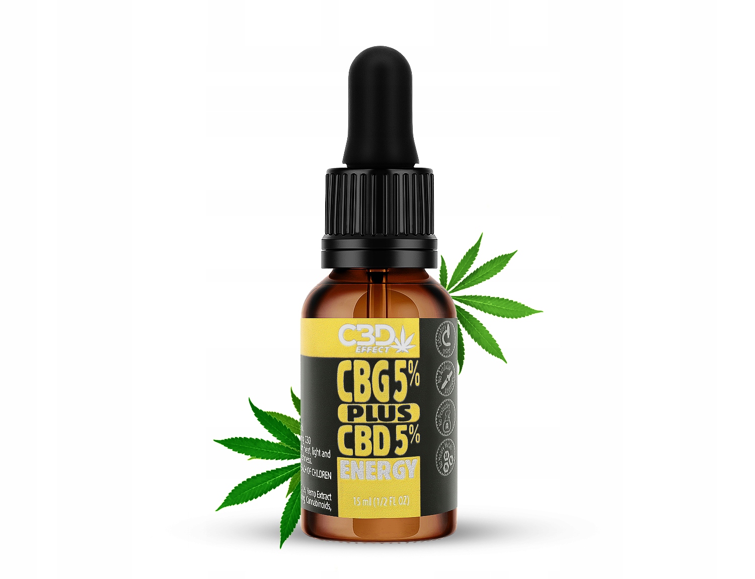 CBD - CBG 5% lov olej + CBD 5% CBD Účinok