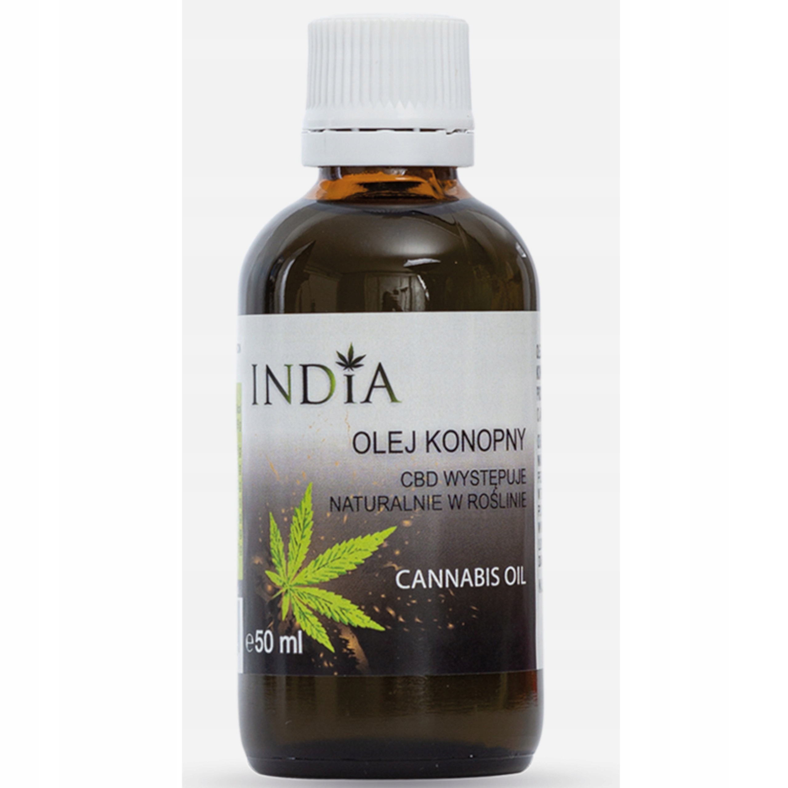 CBD - Konopný olej s Indiou Certificate 50 ml