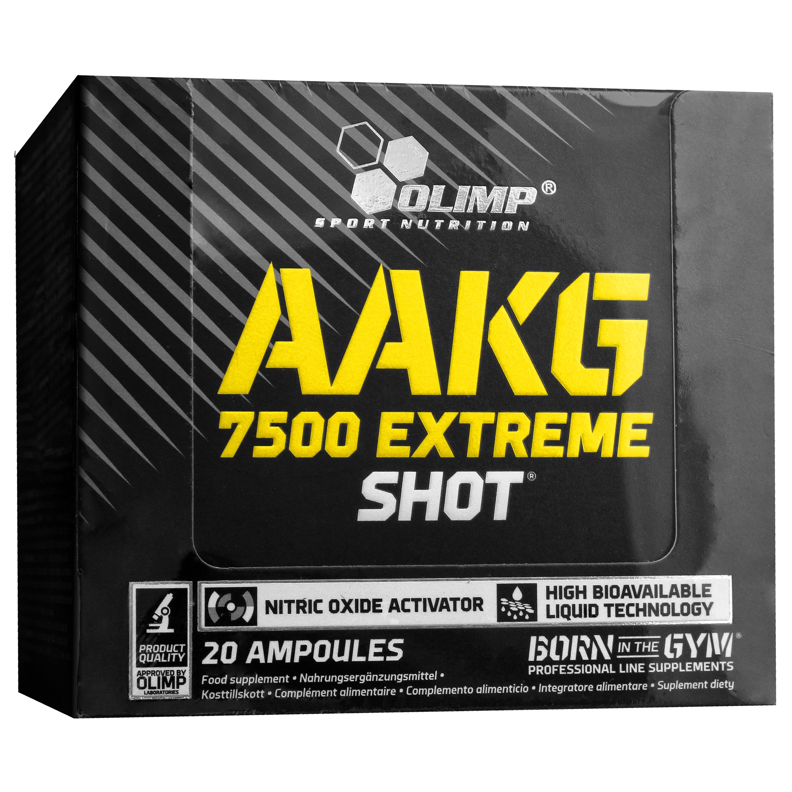 Aminokyseliny - OLIMP AAKG 7500 Extreme Shot 25ml x 20 Ampulky