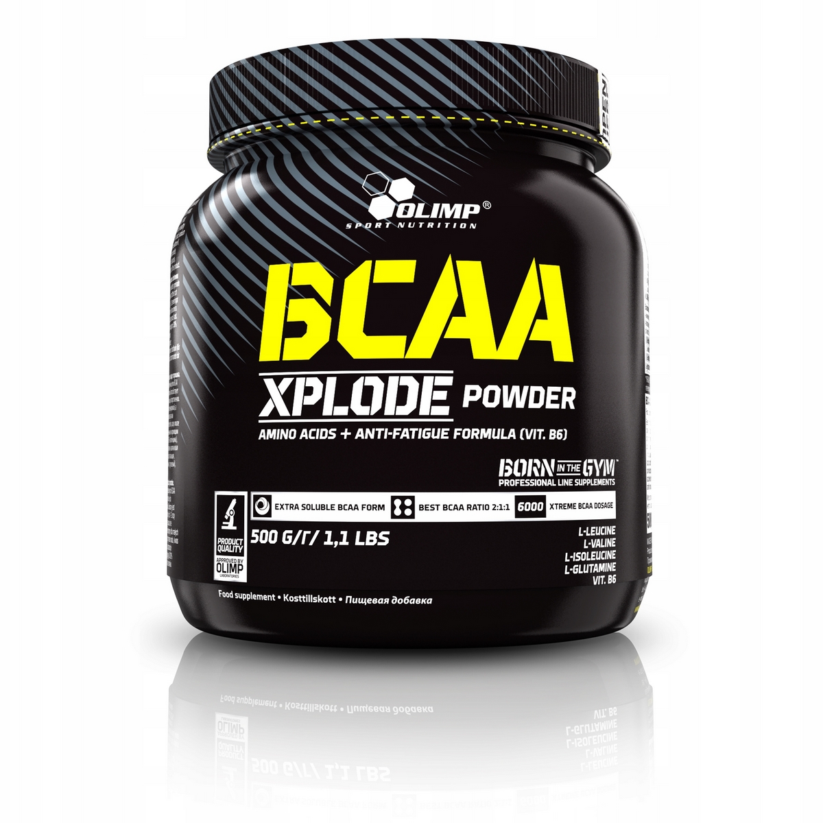 Aminokyseliny - Olimp BCAA Xplode 500g oranžové aminokyseliny