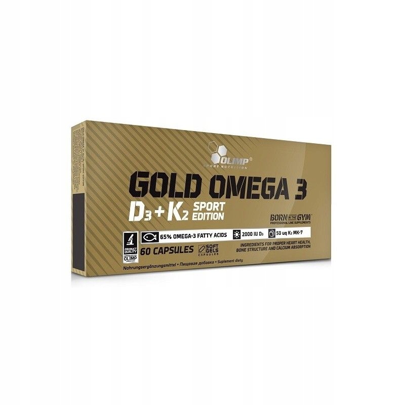 Olimp Gold Omega D3 + K2 Sport 60 viečok zdravie!