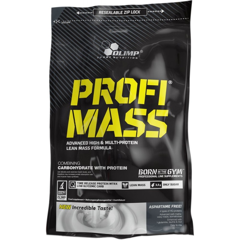 Gainer - Olimp Profi Mass 1 KG objemná poznaňská vanilka