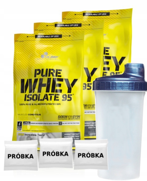 Proteín - Olimp čistá srvátka izolácia 95 1800g + utečenca