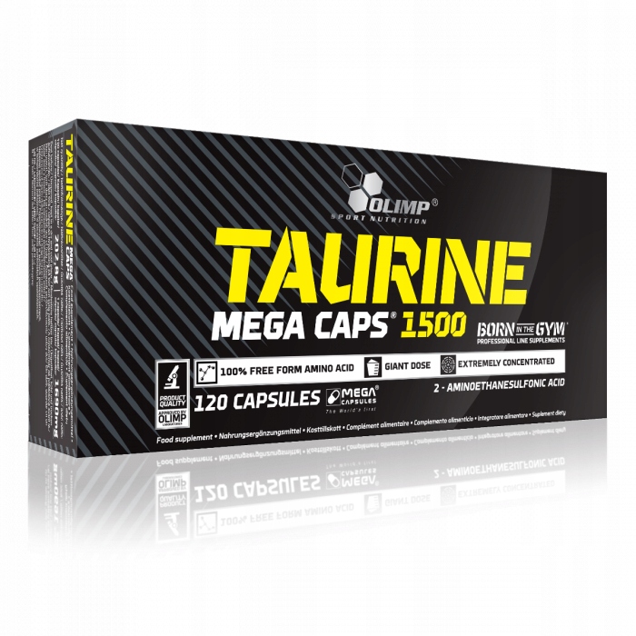 Aminokyseliny - Olimp Taurine 120 mega čiapky 1500mg Taurín