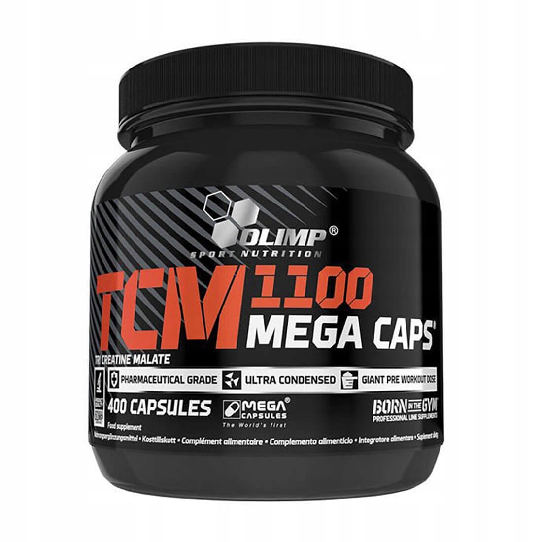 Kreatín - Olimp TCM 1100 Mega čiapky 400 čiapky.