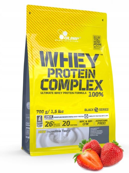 Proteín - Olimp Srvátkový proteínový komplex 700 g jahodový proteín