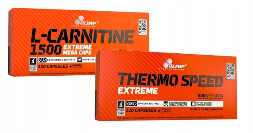 Spaľovač tuku - OLIMP L Carnitin 120K + Thermo Speed 120K Horák