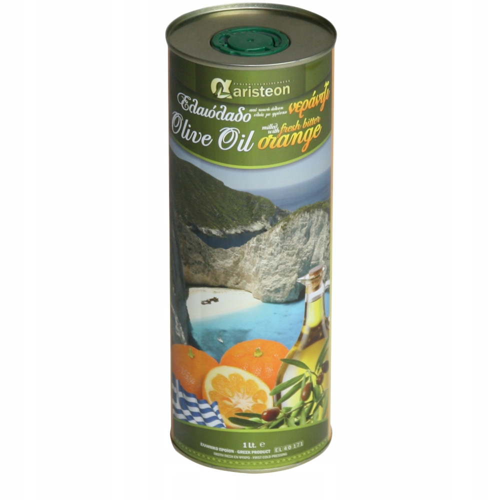 Olivový olej - Olivový olej s horkým pomarančom 1000 ml Aristeon