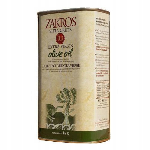 Olivový olej - Olivový olej z Kréty 1L Zakros Extra Virgin