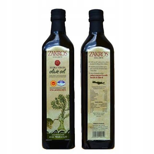Olivový olej - Olivový olej z Kréty 750ml Zakros Extra Panny