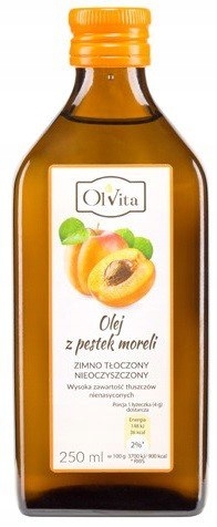 Marhuľový olej Olvita, lisovaný za studena 250 ml