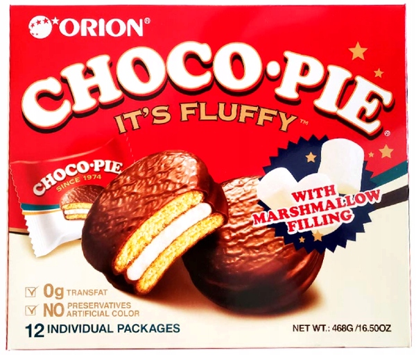 Originálny Choco Pie, celá krabica 12 kusov cookies
