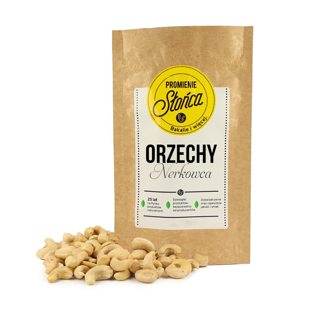Orechy - Kešu oriešky CELÉ 0,5 KG slnečné lúče