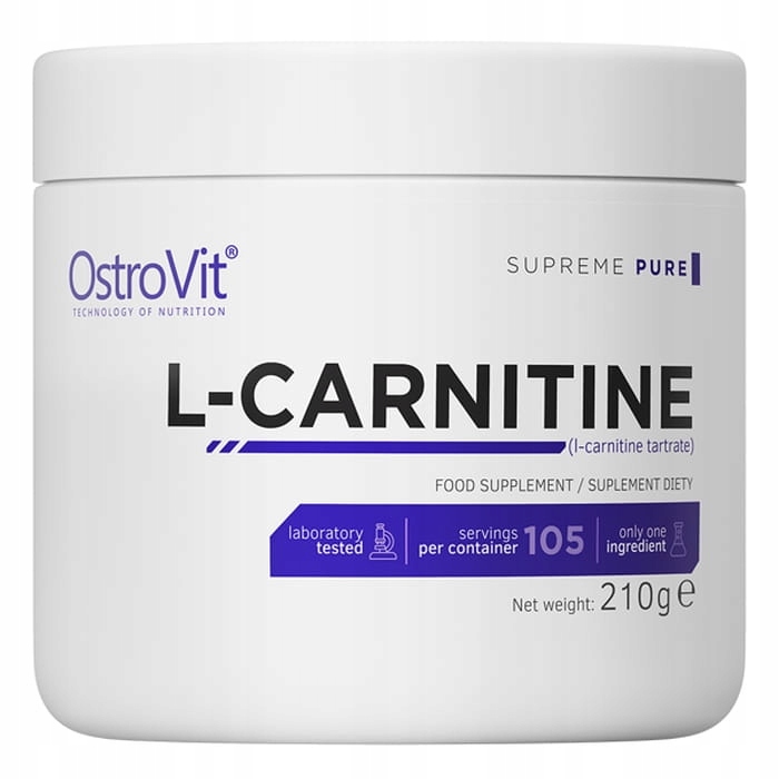 Spaľovač tuku - Ostravit Supreme Pure L-Carnitín 210 g L-karnitín