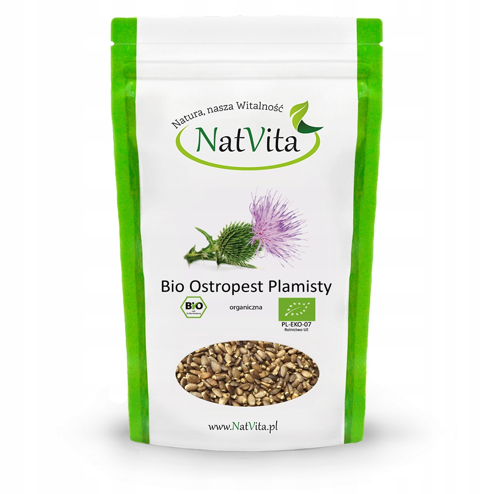 Mliečna bodliak BIO zrná 1 kg NatVita
