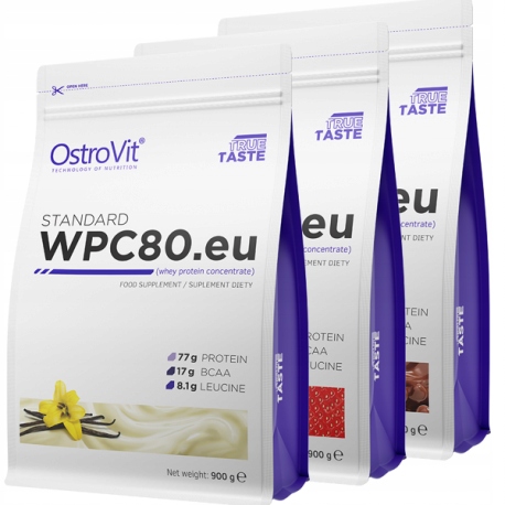 Proteín - Ostravit WPC 80 3x900g MIX MIX 2,2700G proteín