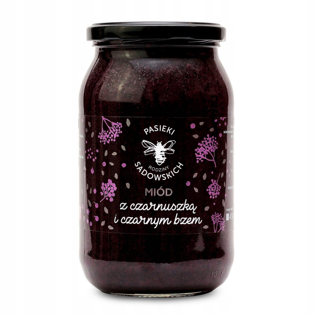 SADOWSKI PÁSKY MEDU S ČIERNYM KUMÍNOM A CITRÓNOM 1150g
