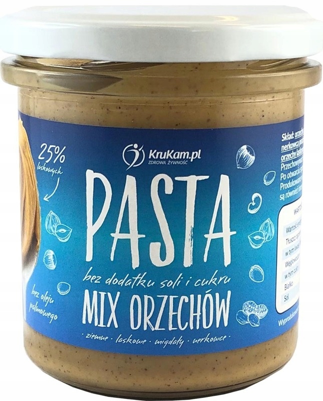 ORECHOVÁ PASTA ZMESÍ OŘECHŮ 300g KRUKAM