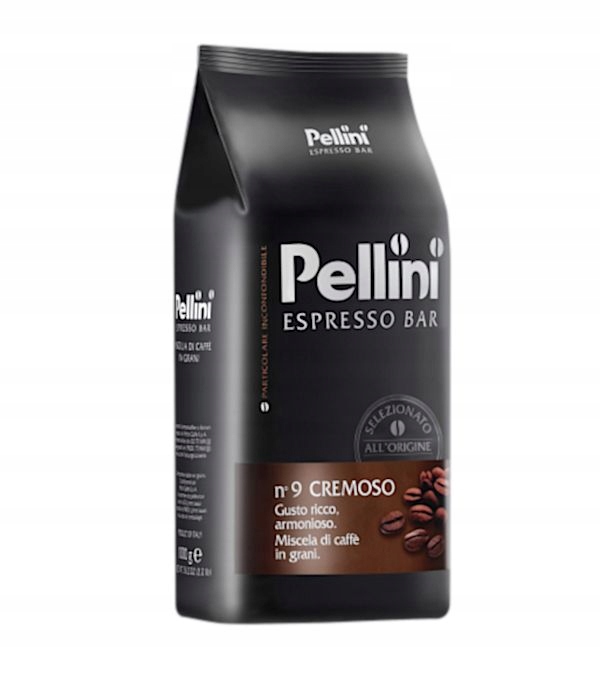 Zrnková káva - Pellini Bar Cremoso N'9 Káva Beans 1kg