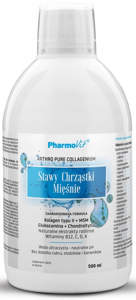 Ochrana kĺbov - Farmakovitové rybníky chrupavky svalov 500 ml kolagén