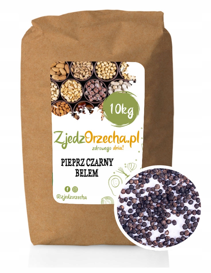 Zrnko čiernej papriky BRAZÍLIA - 10 kg