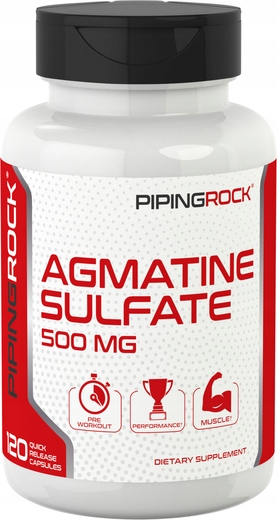 PIPING ROCK AGMATÍN Agmatín 500mg 120k USA