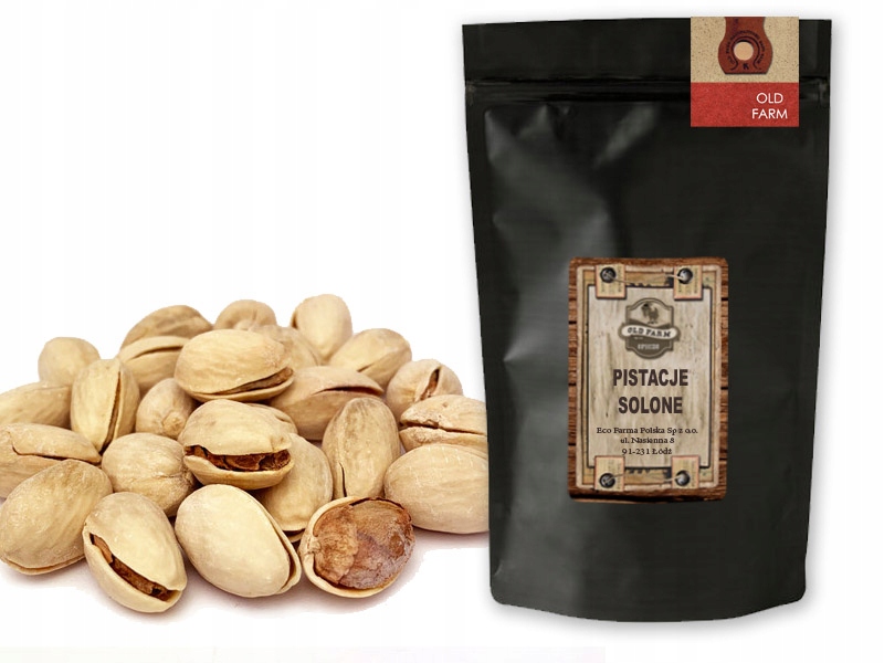 Orechy - Pistácia celé orechy 1 kg mierne solené staré farmy