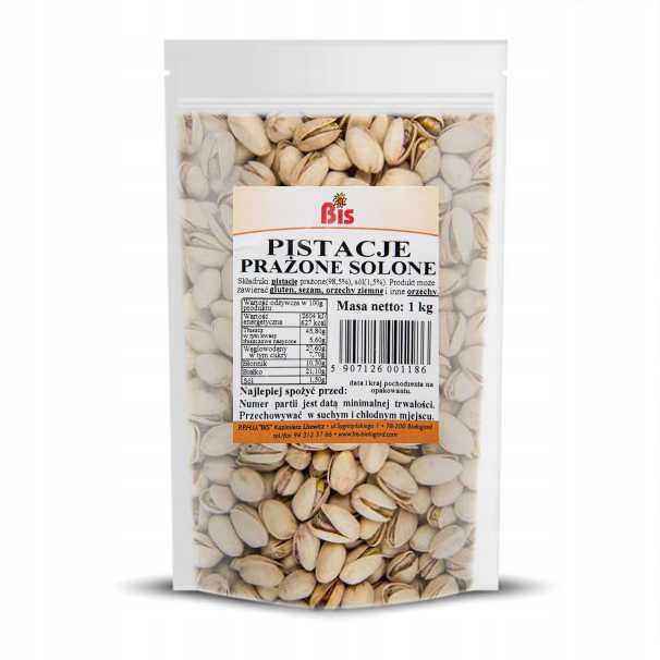 Orechy - Pistachios pečené solené prirodzene otvorené 1 kg