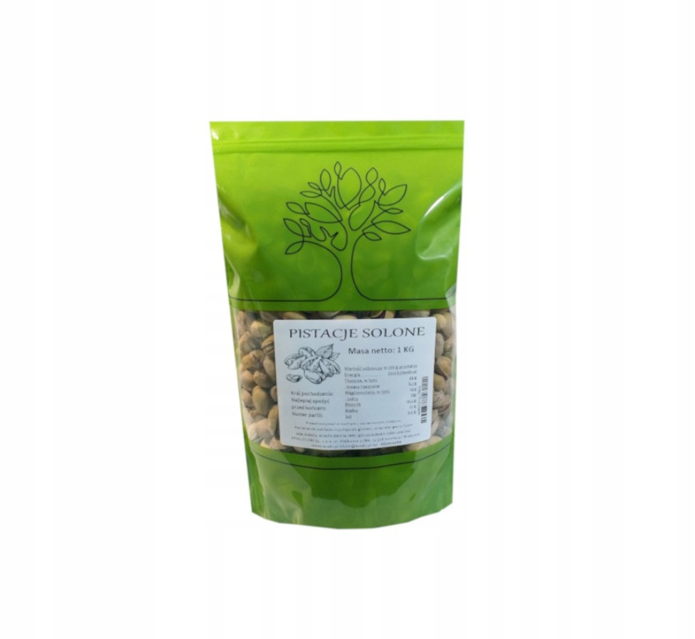 Orechy - Pistachios pečené mierne solené z ECOBI 1KG