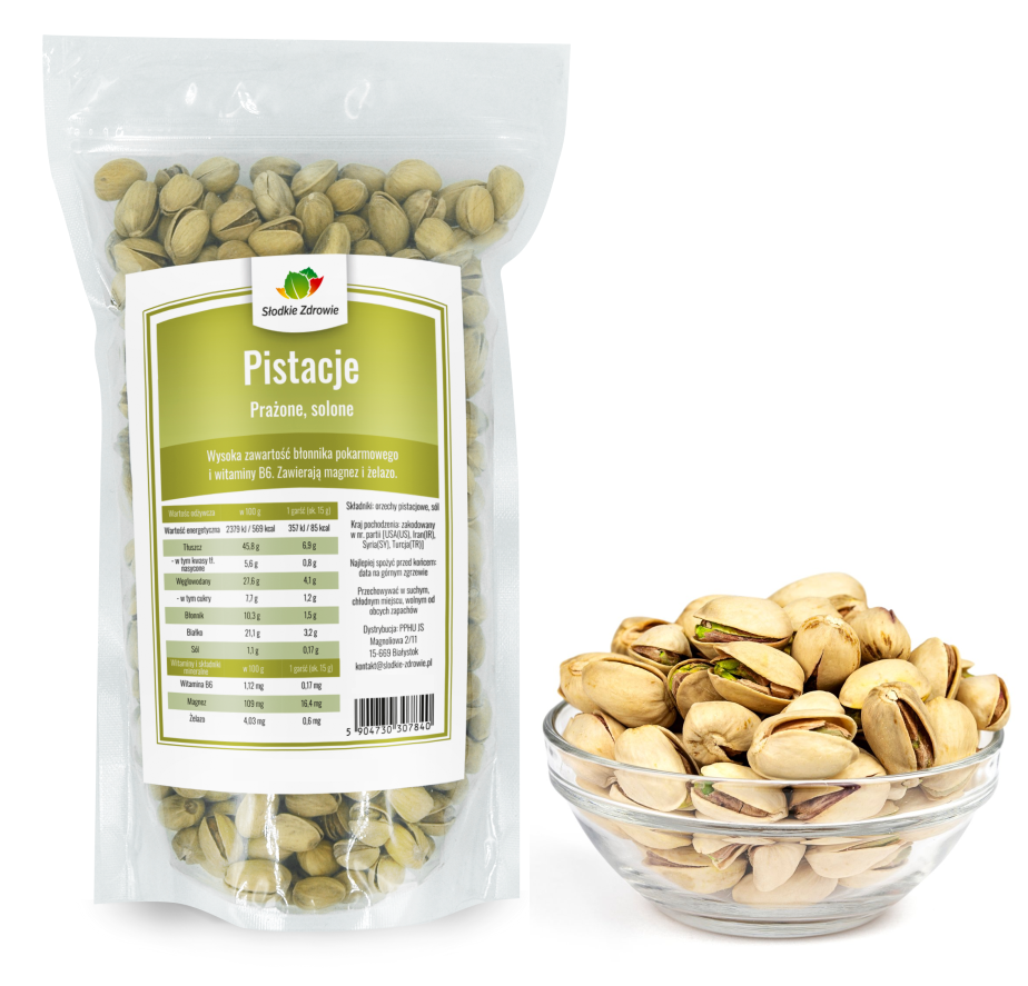 Orechy - Soled Pistachios 500g pečené prírodné veľké pekné