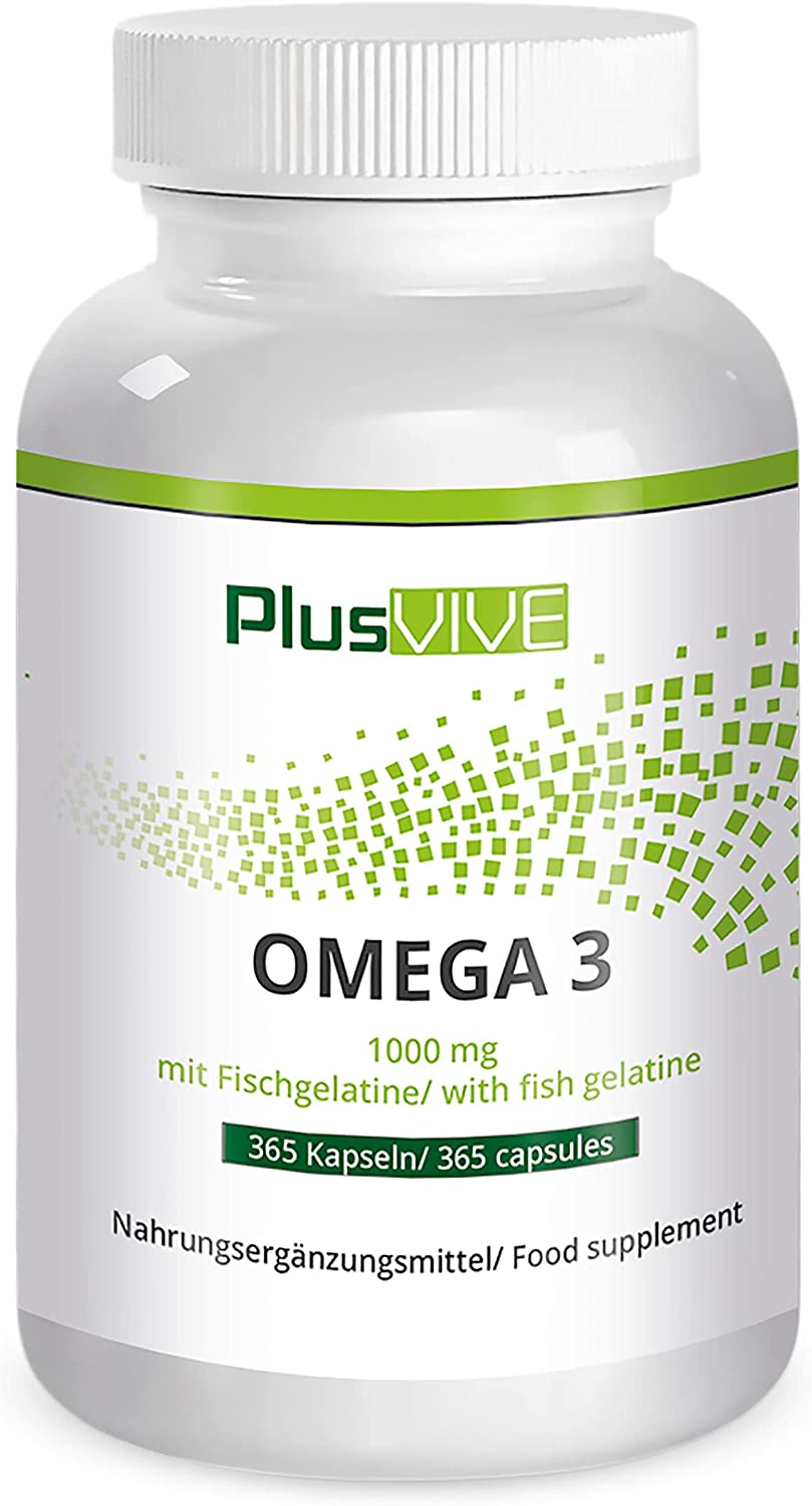 PLUSVIVE OMEGA 3 1 000MG DOPLNOK 365 KS