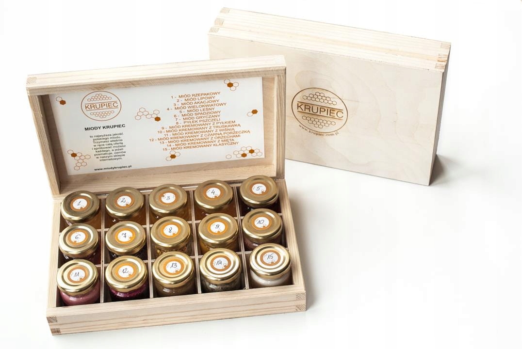 Dámsky dňový darček prírodný medový set