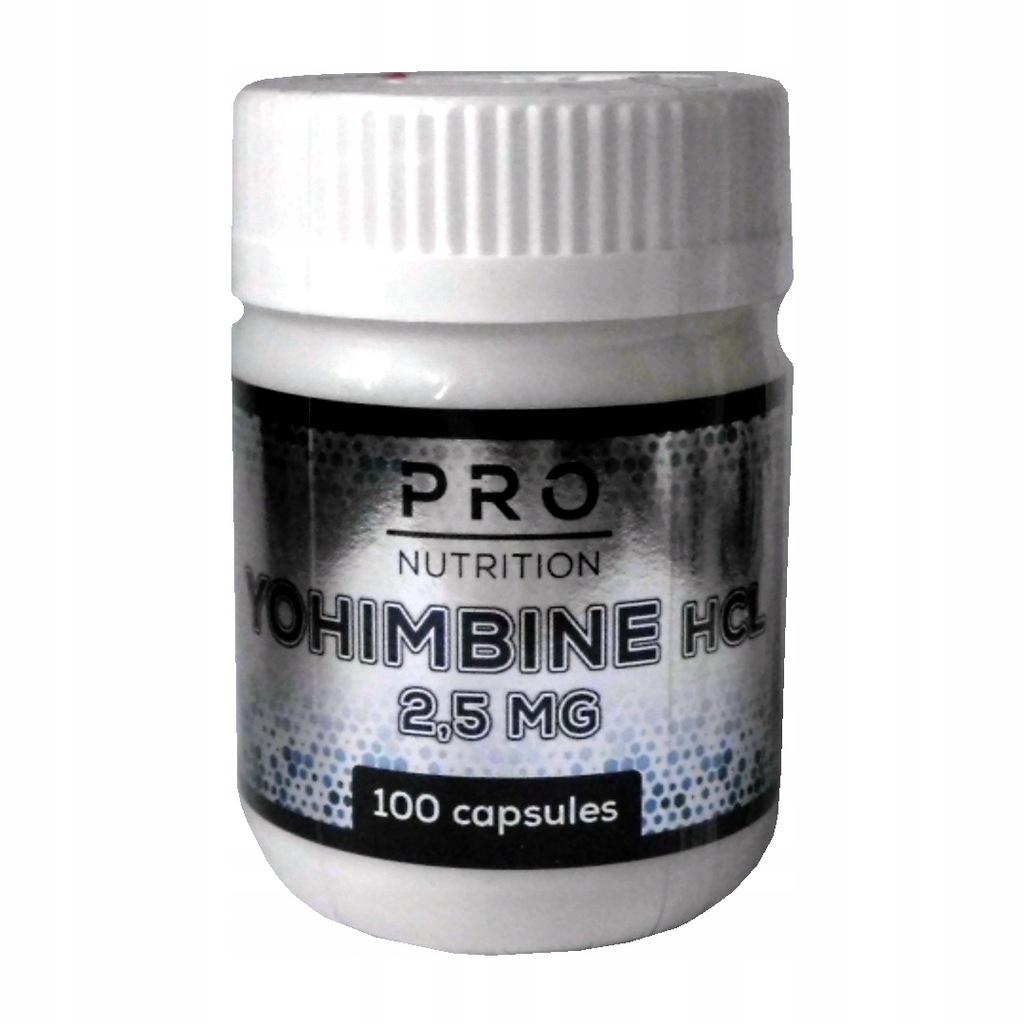 Testosterón - Pre výživu Yohimbine HCL 2.5mg Johimbina 100CAP