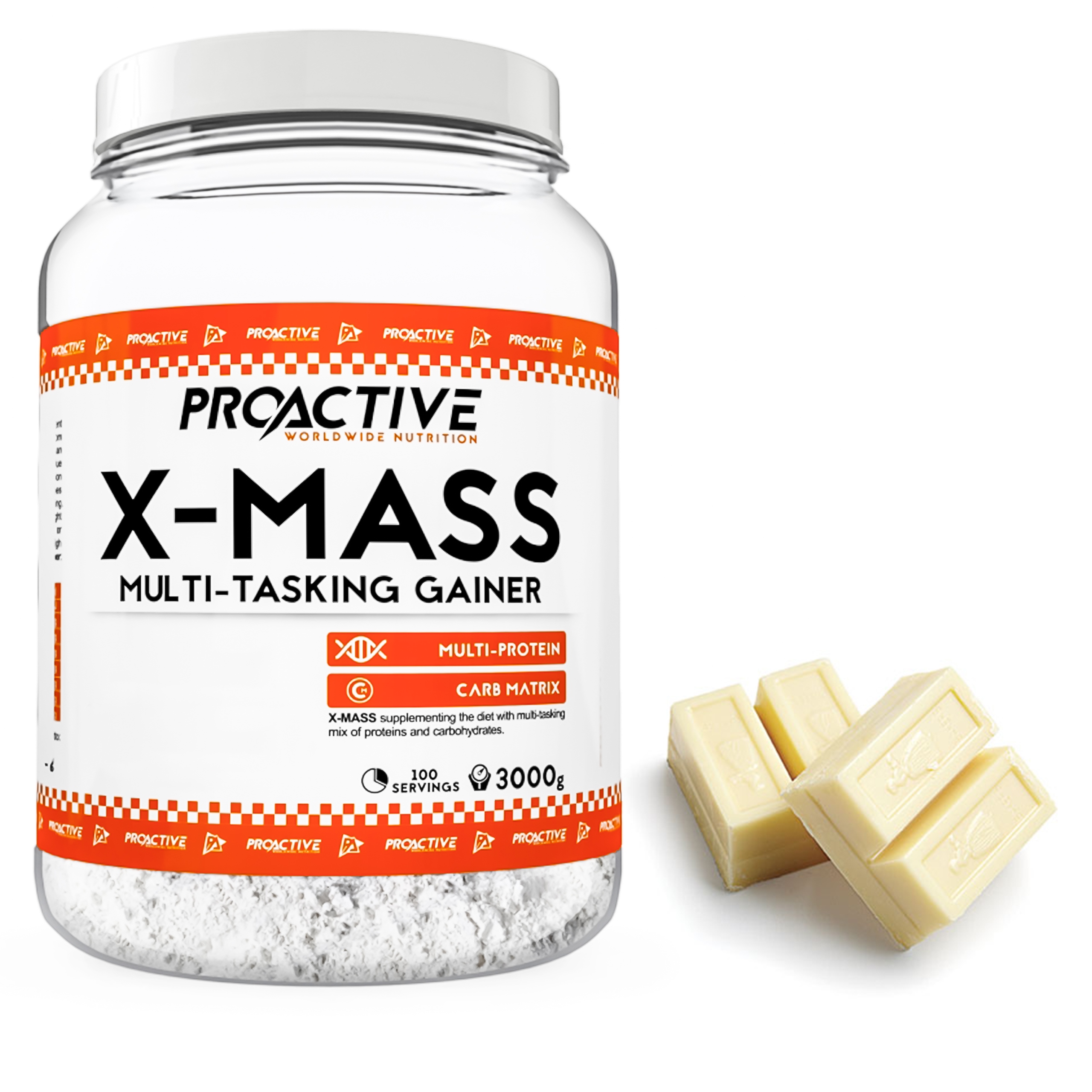 Gainer - Proaktívna X-Mass 3000g Gainer Proteín Matant Matant