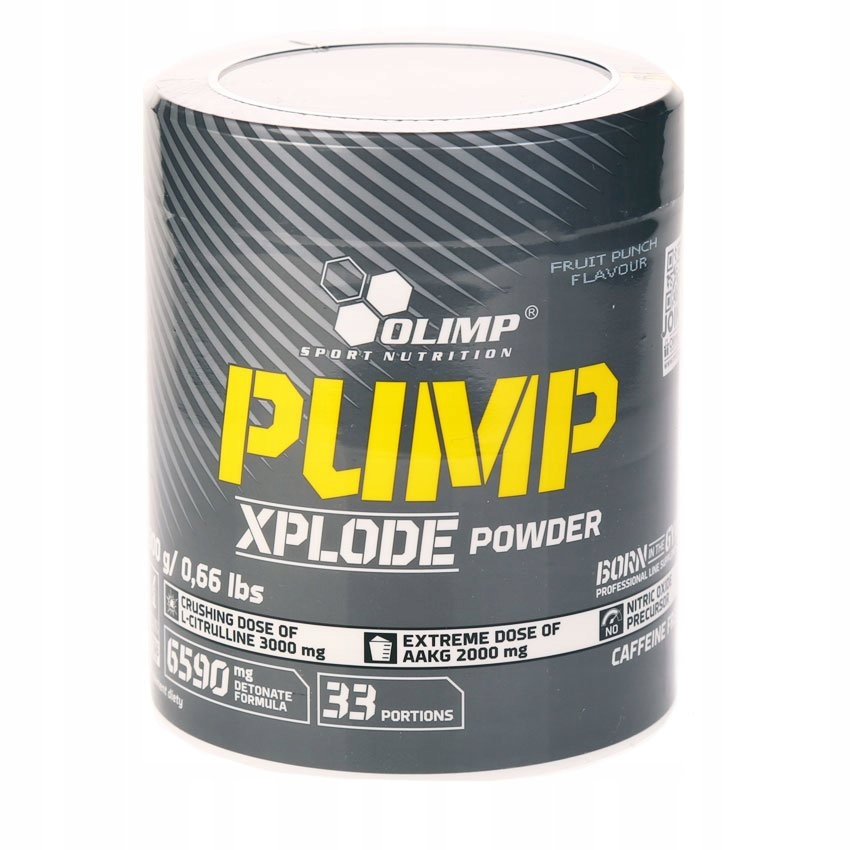 Čerpadlo xplode 300g olimp bez kofeínu ovocné punč