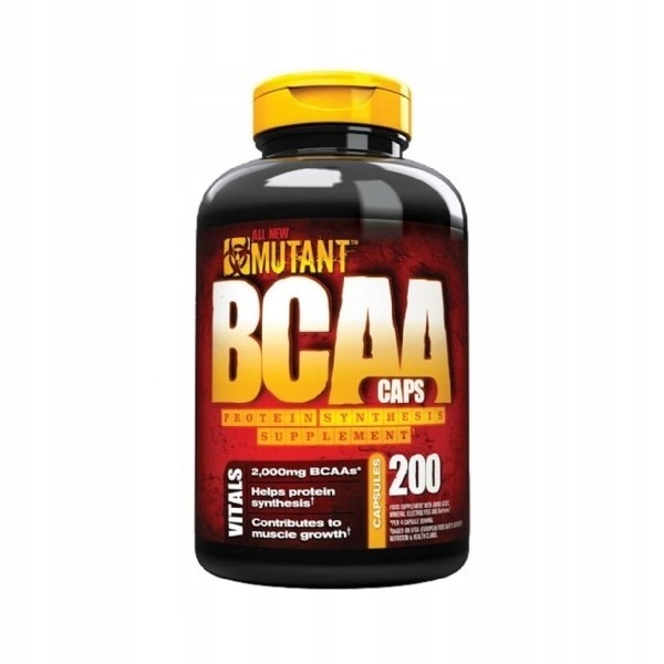 Aminokyseliny - PVL MUTANT BCAA 200CAPS REGENERÁCIA Aminokyselín