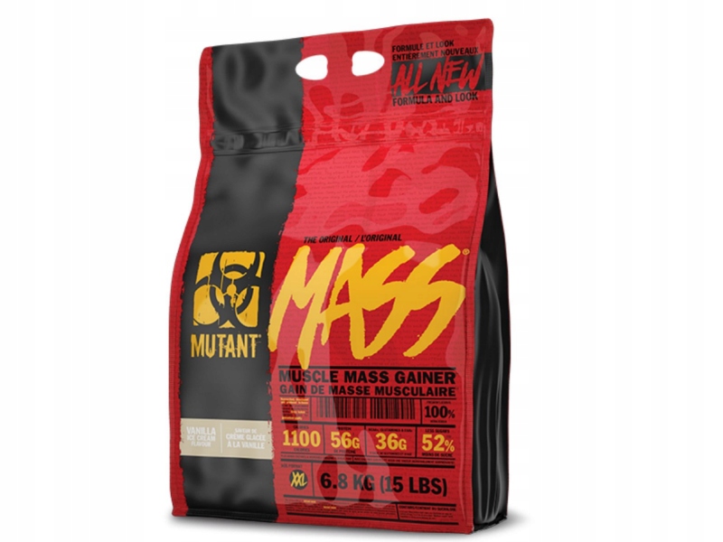 Gainer - PVL Mutantná hmotnosť Gainer Mass 6800 g vrece pre proteín